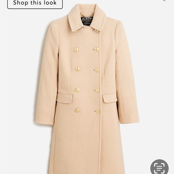 J. Crew Petite Warwick topcoat in Italian stadium-cloth wool blend - Picture 2 of 5